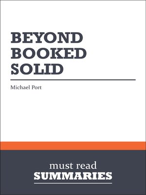 cover image of Beyond Booked Solid - Michael Port